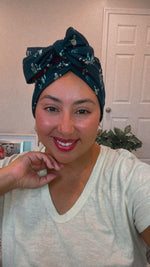 Load image into Gallery viewer, Pre-Tied Head Wrap Bamboo Lining | Stronger For Me
