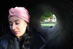 Load image into Gallery viewer, Pre-Tied Head Wrap Bamboo Lining |Fear-Less Rose
